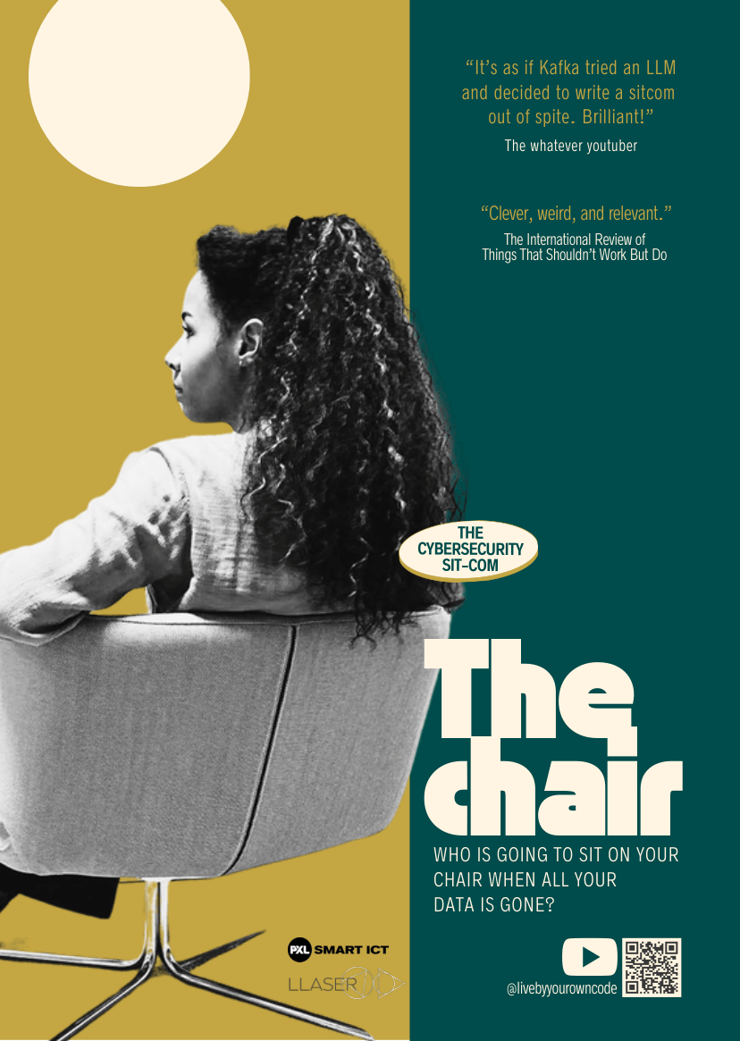 LLASER The Chair Cybersecurity Sit-come The Office Security of LLMs Office humor Savannah Eggers